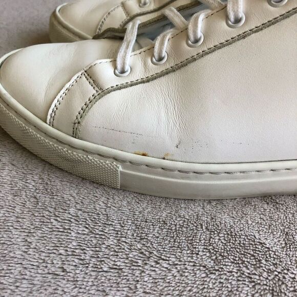 Woman by Common Projects Original Achilles White Leather Lace Up Sneakers - Picture 5 of 16